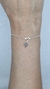 Pulseira Coração e Estrela Vazados em Prata 925 - Misty - Jóias em Prata
