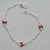 Pulseira Bórboleta Vermelha