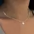Colar Choker Coração Maciço com Swarovski