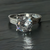 Anel Com Cristal Redondo Cravejado Swarovski