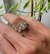 Anel Com Cristal Quadrado Swarovski LINDO - Misty - Jóias em Prata