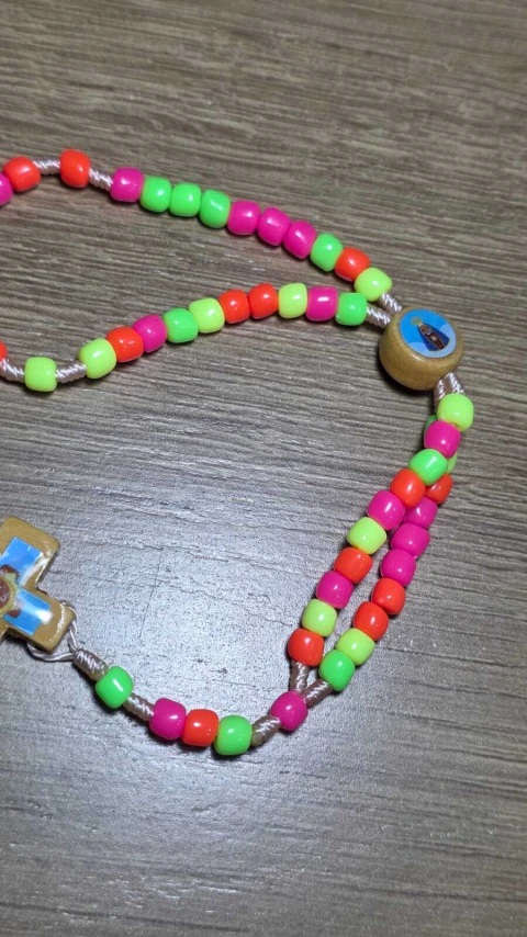 Pulseira de Terço Infantil Feminino e Masculino