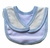 Babero de algodon estampado-celeste - comprar online