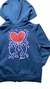 Campera frisada ely con estampa en la espalda en internet