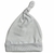 Gorro Blanco de algodón con nudo para recién nacido