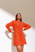 Vestido botões dourados