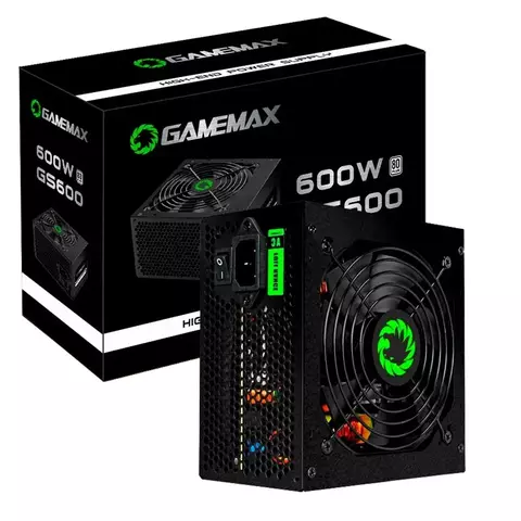 FONTE ATX 600W GS600 GAMEMAX 80 PLUS