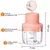 Mini Processador Elétrico 250ml | Recarregável e Sem Fio – Praticidade na Palma da Mão - comprar online