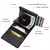 Carteira Masculina Inteligente em Fibra de Carbono | Porta-Cartões Slim com Proteção RFID e Mecanismo Automático - VtkBuy – Tecnologia e Conforto 