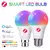 Imagem do Zigbee 3.0 lâmpada led inteligente e27 b22 lâmpadas rgbcw funciona com amazon
