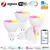Lâmpada LED Inteligente GU10 Zigbee com eWeLink | RGB + Branco Quente/Frio, Controle por Voz e App - loja online