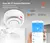 Detector de Fumaça Inteligente Tuya | Alerta de Incêndio com Conexão Wi-Fi e App de Segurança Residencial na internet