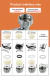 Imagem do Universal Rotatable Extension Faucet Sprayer Head, Water Tap Bico, Banheiro Tap