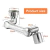 Universal Rotatable Extension Faucet Sprayer Head, Water Tap Bico, Banheiro Tap - Rota Nômade