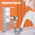 Universal Rotatable Extension Faucet Sprayer Head, Water Tap Bico, Banheiro Tap