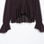 Willshela moda feminina marrom volta arco rendas até babados plissado pulôver blusa vintage o pescoço feminino chique senhora camisas - loja online