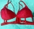 Sutiã Vermelho Strappy Com Bojo - comprar online