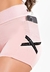 lShort Cintura Alta + Cropped Rose com Elásticos em X Conjunto Fitness | REF: CCA4 - Lumierefitness