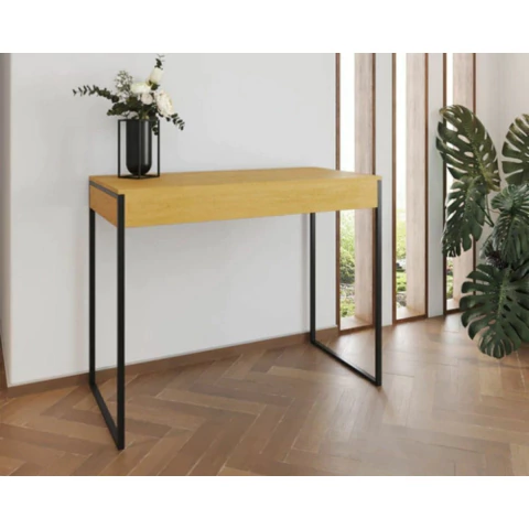 Aparador Industrial Ferro Preto Califórnia Balcão 137x40cm - comprar online