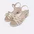 SANDALIA PAMPILI FANCY DOURADO SINTETICO - comprar online