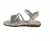 SANDALIA METALIZADA PREMIUM - MOLEKINHA - PRATA/MULTI CELESTE - comprar online