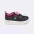 TENIS PAMPILI TENIS UP PRETO/PINK NEON SINTETICO