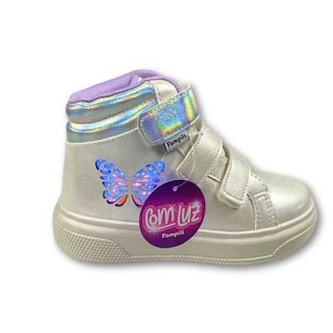 TENIS PAMPILI TENIS XP24 - BORBOLETA - BRANCO SINTETICO - comprar online