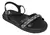 SANDALIA NAPA TURIM - MOLEKINHA - PRETO/CRISTAL - comprar online