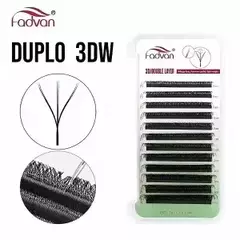 Cílios Fios Fadvan 6D 0.07mm W 3D Duplo MIX