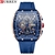 CURREN Relógio Masculino Marca Original Cronógrafo Multifuncional De Alta Qualidade Cinta De Silicone Moda Casual Empresarial Desportiva Quartzo À Prova D'água 8442 X - comprar online
