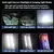 Luz de emergência 6 em 1 para carro, com disjuntor de janela, cinto de segurança, banco de potência, lanterna com zoom, base magnética para acampamento ao ar livre