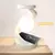 Luminária de Mesa Rotativa com Carregador Sem Fio - TecnoExpress