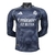 Camisa Real Madrid II 25/26 manga longa - Jogador Adidas Masculina - Azul com detalhes em amarelo