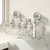 Prateleira do banheiro Ventosa Wall Mount Canto Prateleiras De Armazenamento - Chic Domus