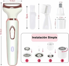 DEPILADORA 4 EN 1 BLESSEN + MASAJEADOR DE REGALO