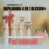 DEPILADORA 4 EN 1 BLESSEN + MASAJEADOR DE REGALO - comprar online