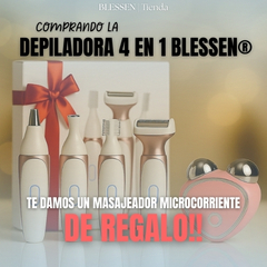 DEPILADORA 4 EN 1 BLESSEN + MASAJEADOR DE REGALO - comprar online
