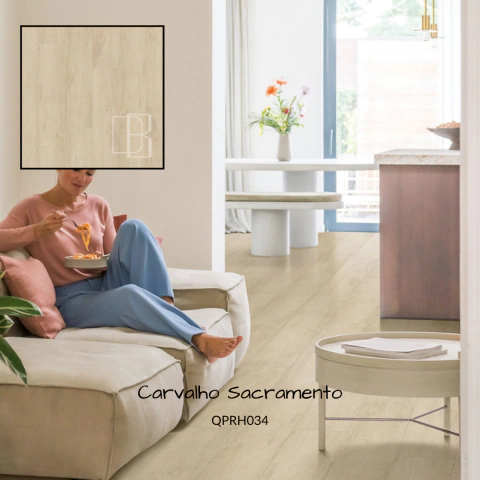 Piso Laminado QuickStep Linha Première+ Resistente à água (2,84m²)