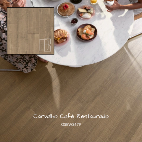 Piso Laminado QuickStep Linha Eligna Wide Resistente à água (2,06m²)