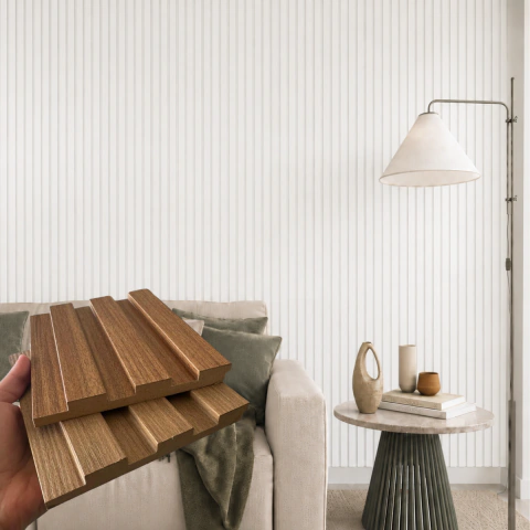 Painel Ripado em MDF 15mm Linha Allure 13,5 X 270cm cada peça na internet