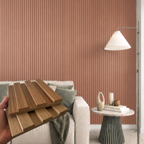 Painel Ripado em MDF 15mm Linha Allure 13,5 X 270cm cada peça