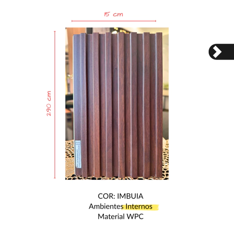 Imagem do Ripado em WPC Linha SuperSlim 15x290cm (peça)