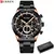 Relogio masculino curren moda quente relógios masculinos marca superior relógi - comprar online