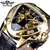 Vencedor-Relógios de pulso mecânicos triangulares Steampunk para homens, esque na internet