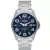 Relógio Orient Masculino Prateado Grande Prova d´Água Original MBSS1289 D2SX