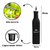 Conjunto Galheteiro De Vidro 300ml 2 Peças Preto C/ Dosador - Balanced Price