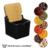Saleiro 270ml Porcelana E Bambu Manhattan Preto Hauskraft - comprar online