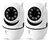 Kit x 2 Cámaras de Seguridad Full HD Wi-Fi Visión Nocturna