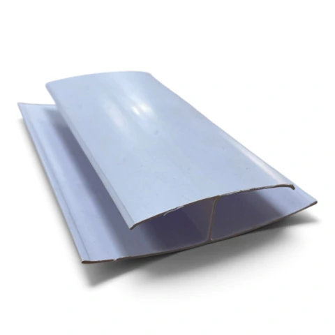 Perfil H para Cielorraso de PVC de 7 a 10mm x 3mts