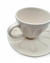 Set Plato y Taza de Café Efeso Cream - La Covacha